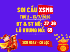 KQXSMB Ngày 13/7/2026 Thứ 2