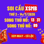 KQXSMB Ngày 14/7/2026 Thứ 3