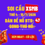 KQXSMB Ngày 15/7/2026 Thứ 4