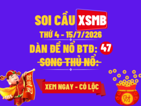 KQXSMB Ngày 15/7/2026 Thứ 4