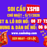 Soi Cầu XSMB 5/7/2026 | Dự Đoán XSMB CN