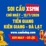 Soi Cầu XSMN 12/7/2026 | Dự Đoán XSMN Chủ Nhật - Kịch trần!