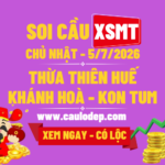 Soi Cầu XSMT 5/7/2026 | Dự Đoán XSMT CN - Bay phấp phới!